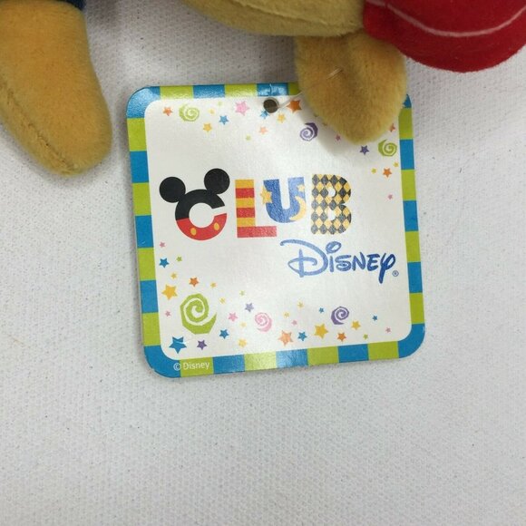 Disney Baseball Winnie Pooh 9" Bean Bag Plush Toy Jersey Hat - Picture 4 of 9